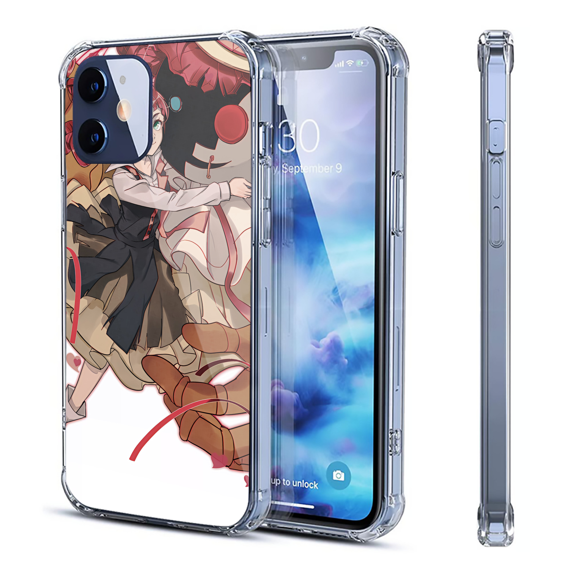 （画像用） 文豪ストレイドッグス Bungo Stray Dogs 【iPhone 12シリーズ対応】透明スマホケース（クリアソフトケース）